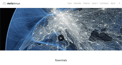 Desktop Screenshot of metanexus.net