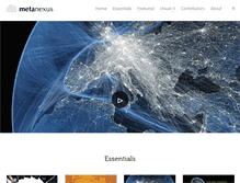 Tablet Screenshot of metanexus.net